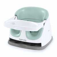 Krzesełko do karmienia Ingenuity Baby Base 2w1 biało-zielone
