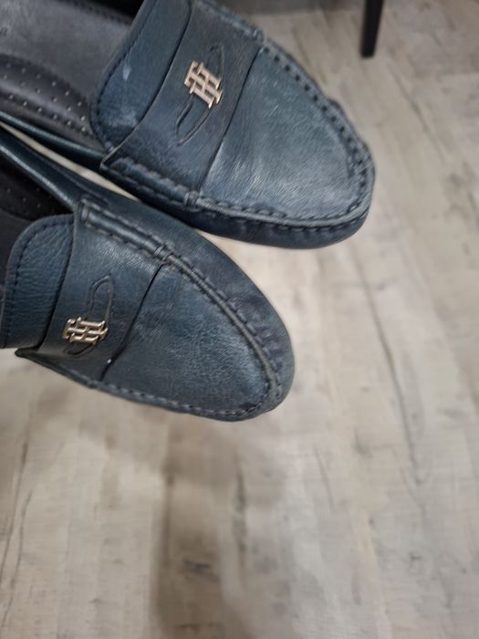 Mokasyny skórzane tommy 38 wkl 24,5