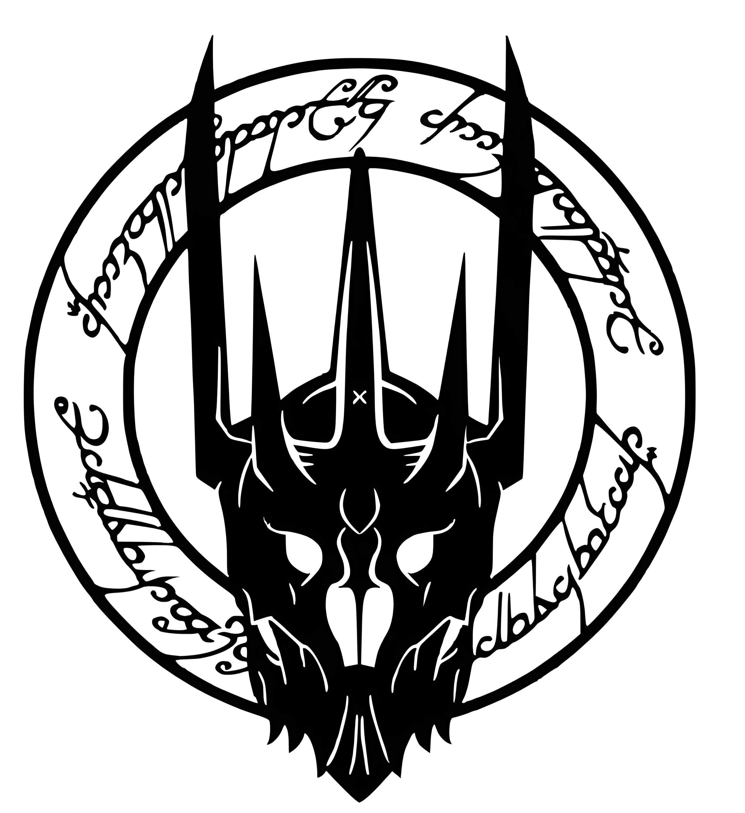 Sauron - Lord of the Rings Figura Ozdobna na ścianę Panel