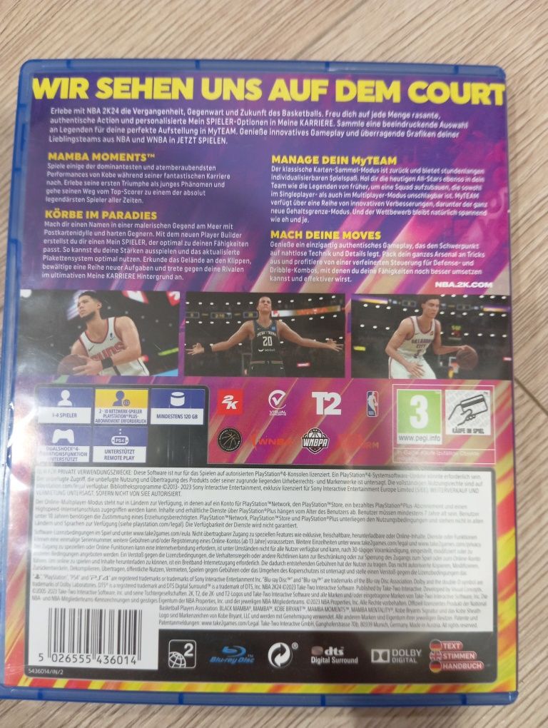 Sprzedam nba2k24 na ps 4