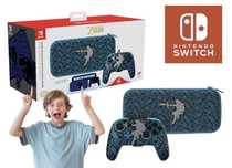PDP SWITCH Etui + pad przewodowy Zelda świecący w ciemności prezent