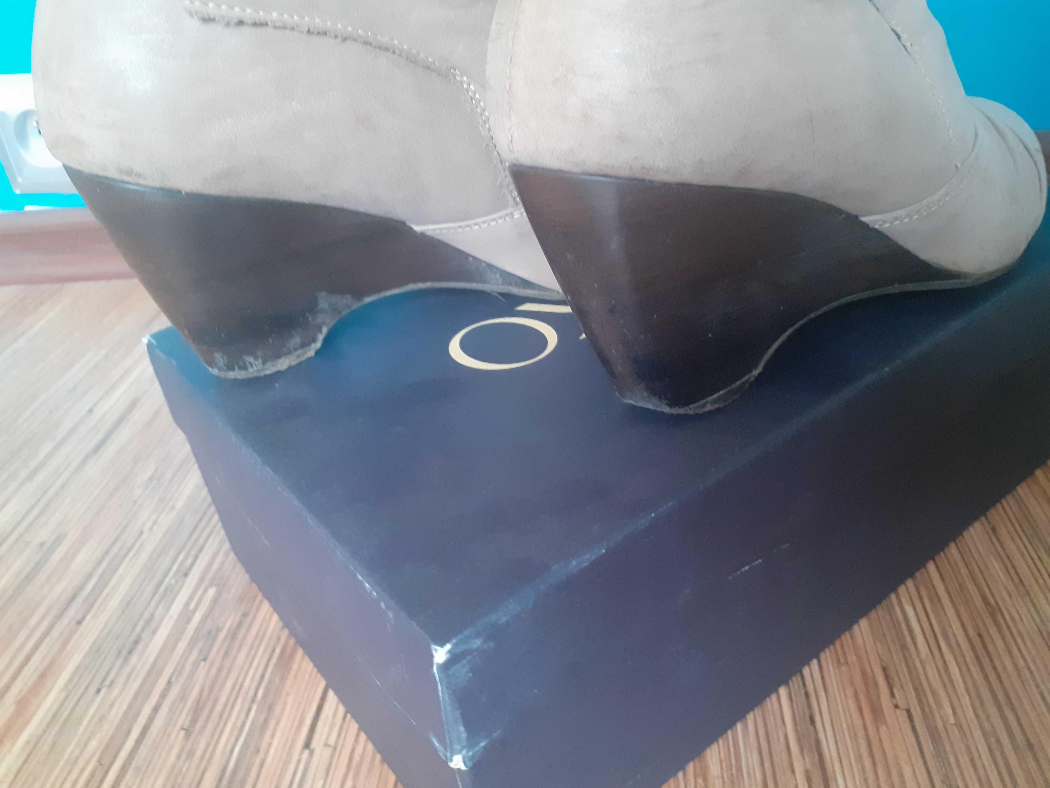 Buty botki Lasocki rozmiar 37 Długość wkladki 24 cm skóra tanio