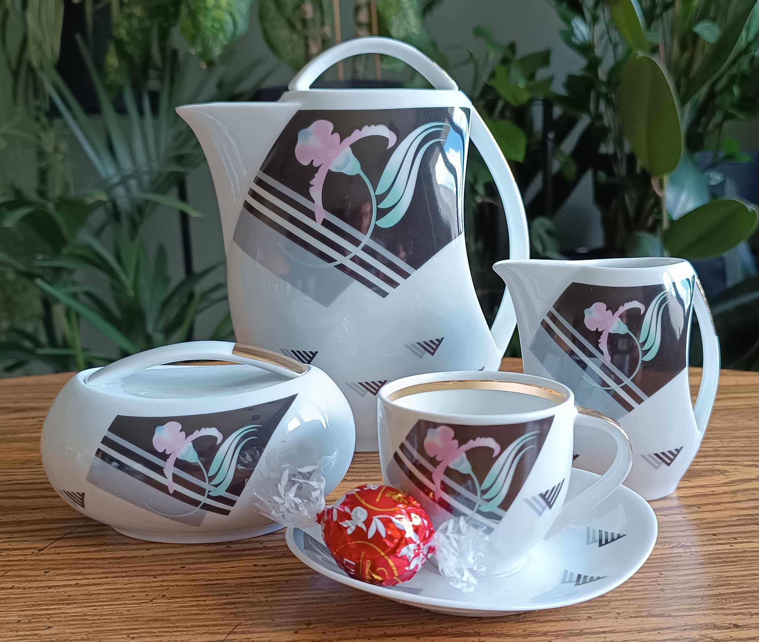 Porcelanowy serwis do mokki – Studio Carlsbad Czechoslovakia