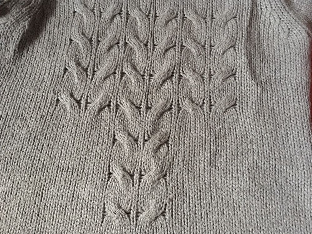 Ciepły sweter/ tunika/ pulower z golfem Orsay roz. L