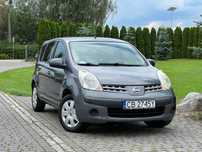 Nissan Note Salon PL Bezwypadkowy KLIMATYZACJA El. szyby/luster. Wiel. kierow.