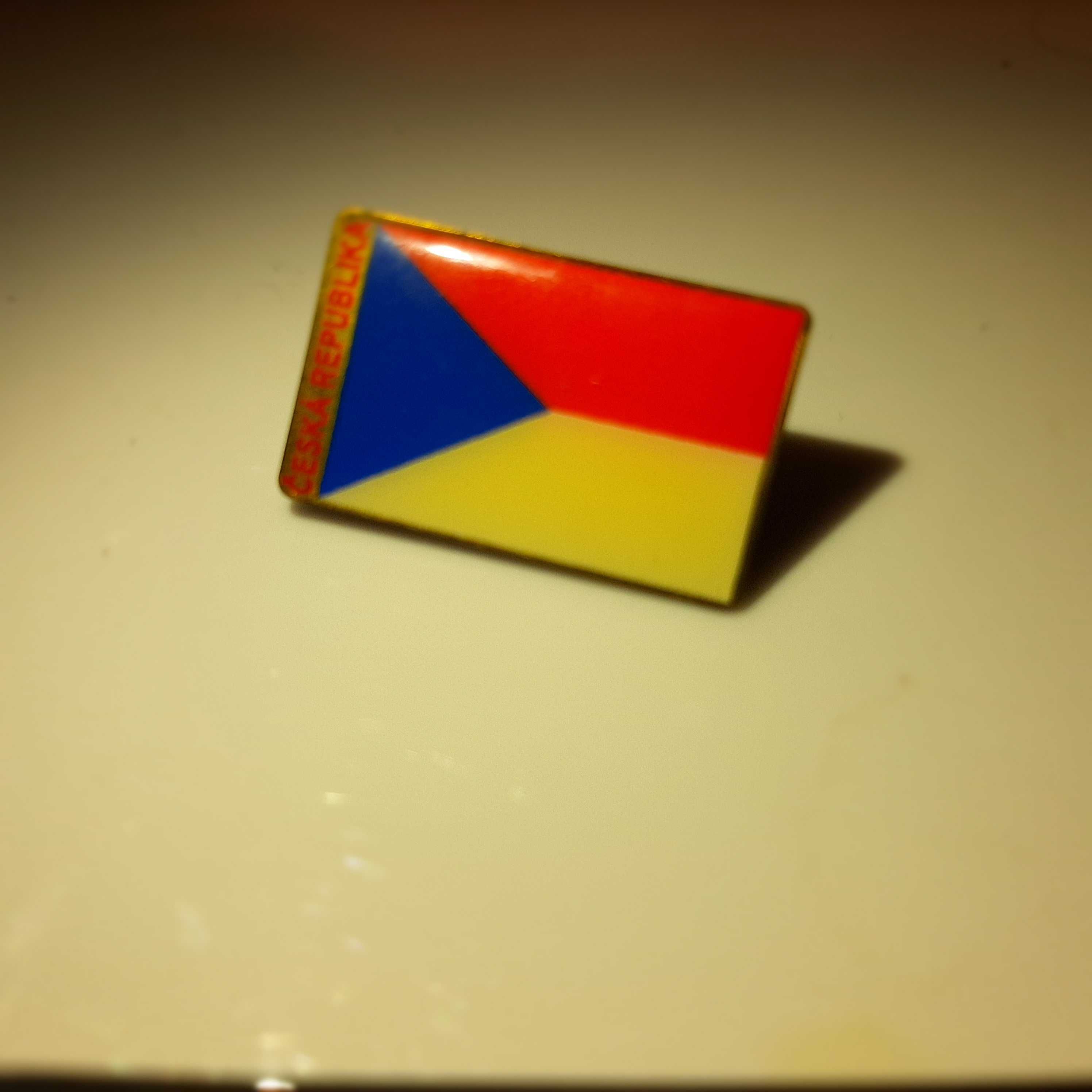 Przypinka Czechy Republika Czeska Flaga Wpinka Pin