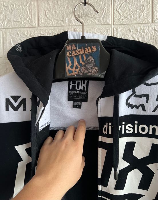 Зіп худі Fox Racing Zip Fleece з логотипами рС-M