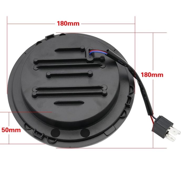 Faróis frontais LED 7 pol H4 universal