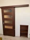 Drzwi przesuwne Porta orzech 80 cm