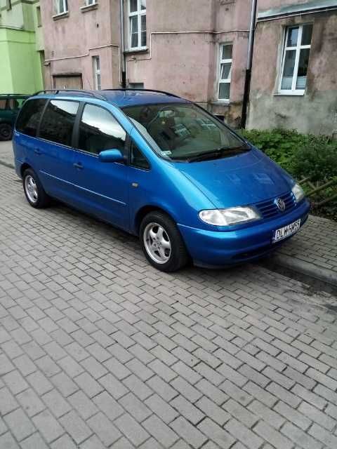 Vw sharan 1999r cały na częsci, uszkodzona skrzynia biegów,