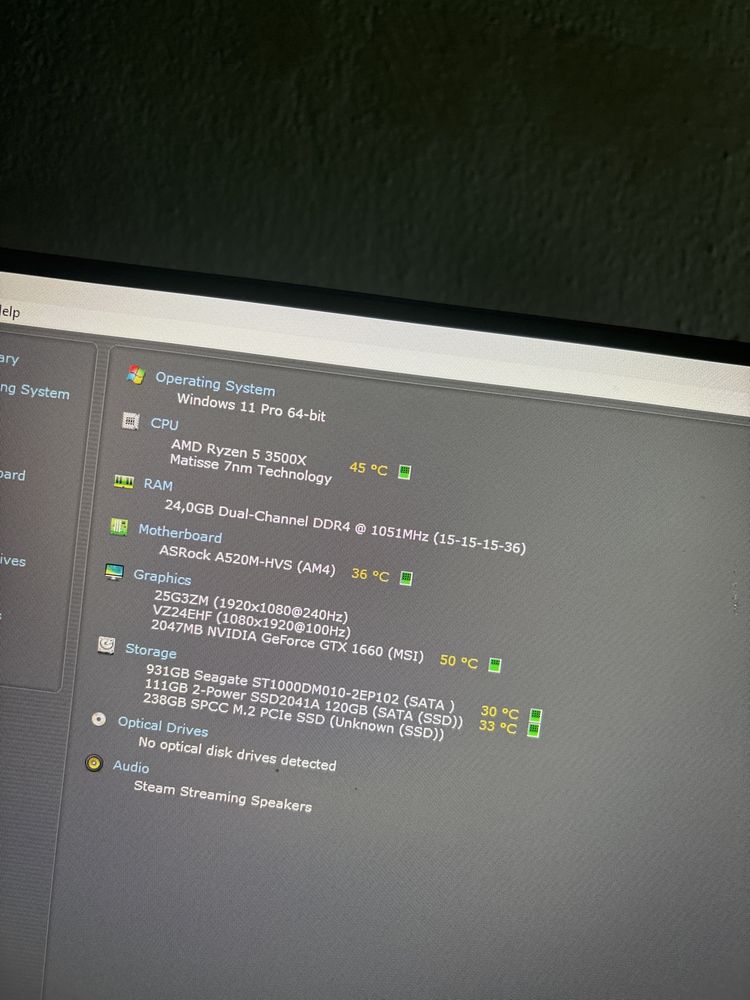 Cpu Ryzen 5 3500x perfeito!