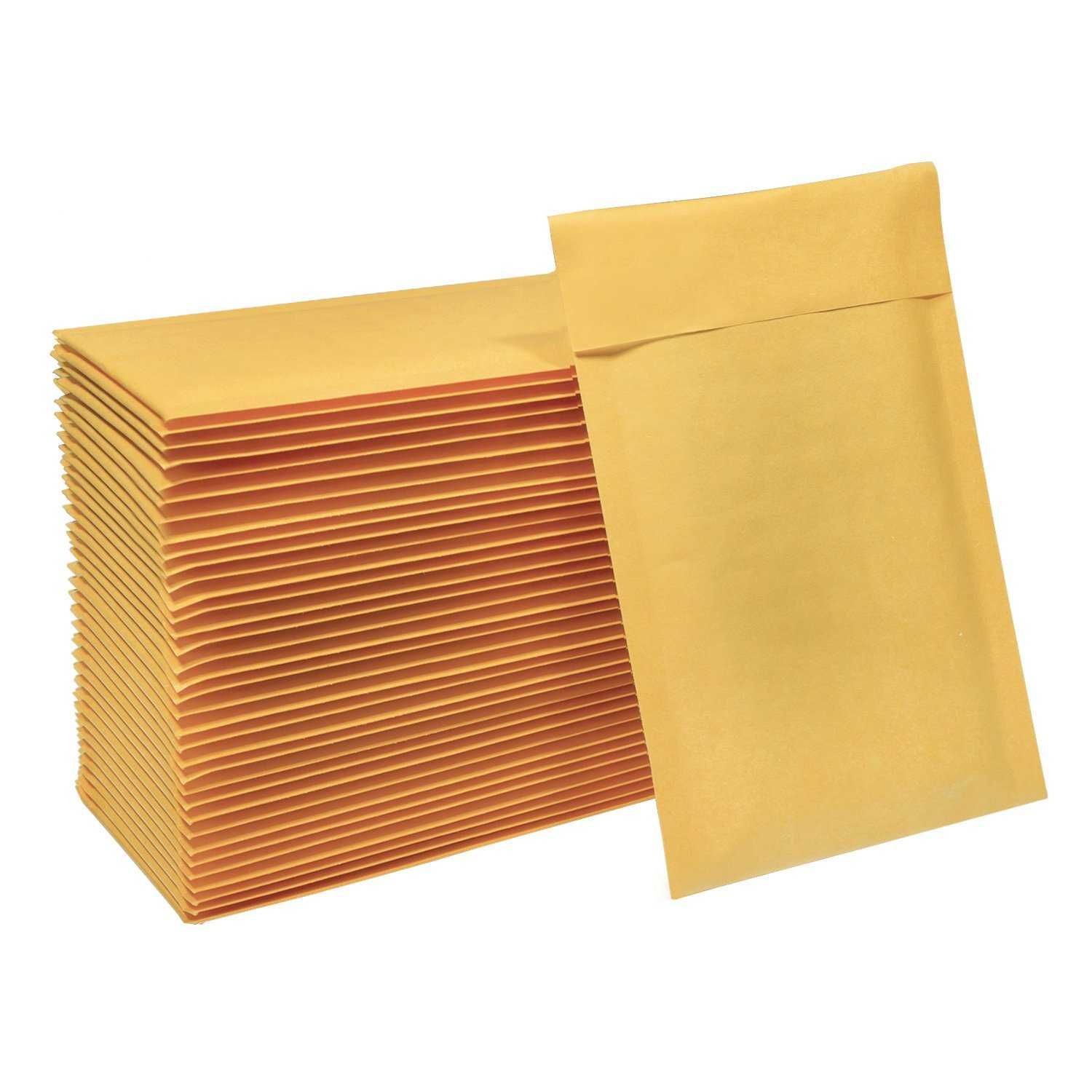 100x Envelopes de Papel com Interior de Bolhas e Fecho Adesivo