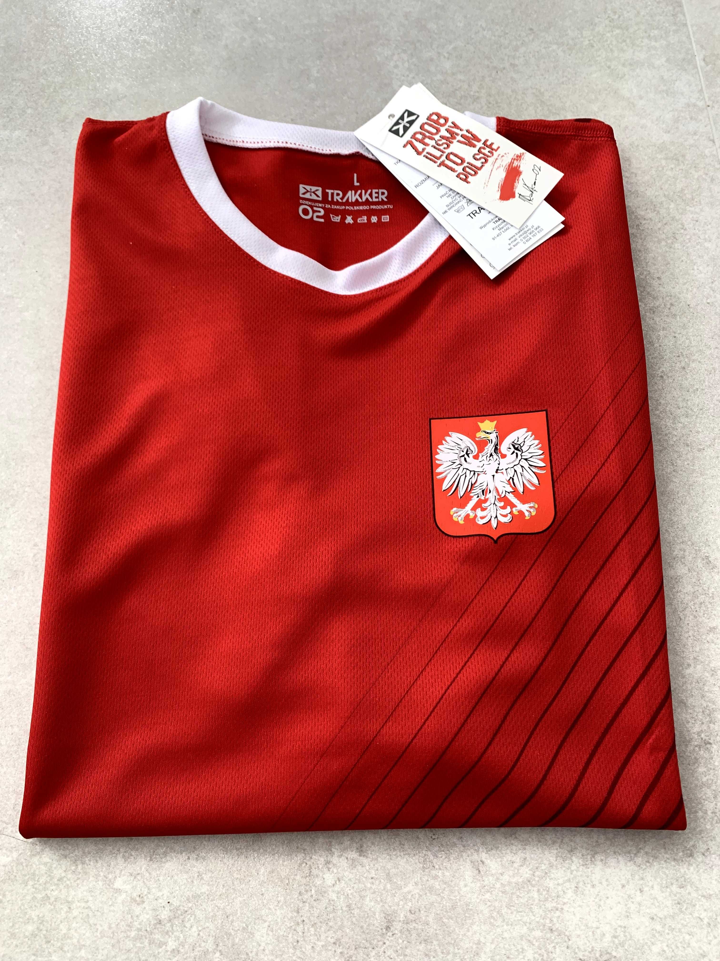 Koszulka reprezentacji Polski Czerwona/Biała nowe!