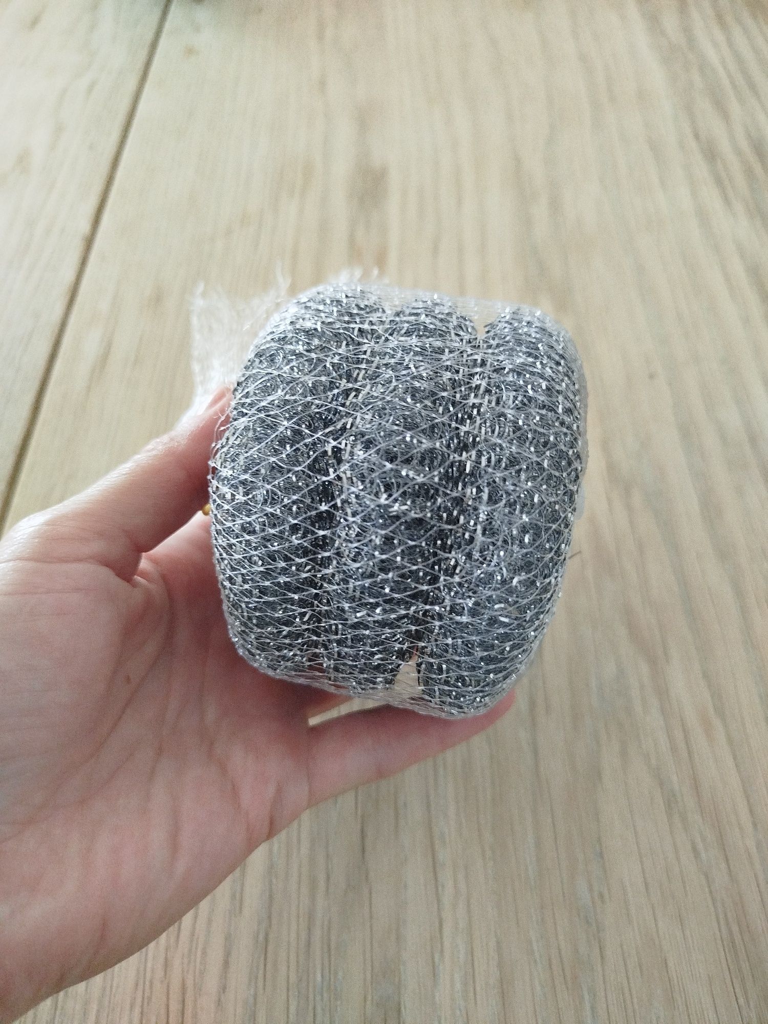 Metalowy zmywak do naczyń, 3 sztuki.