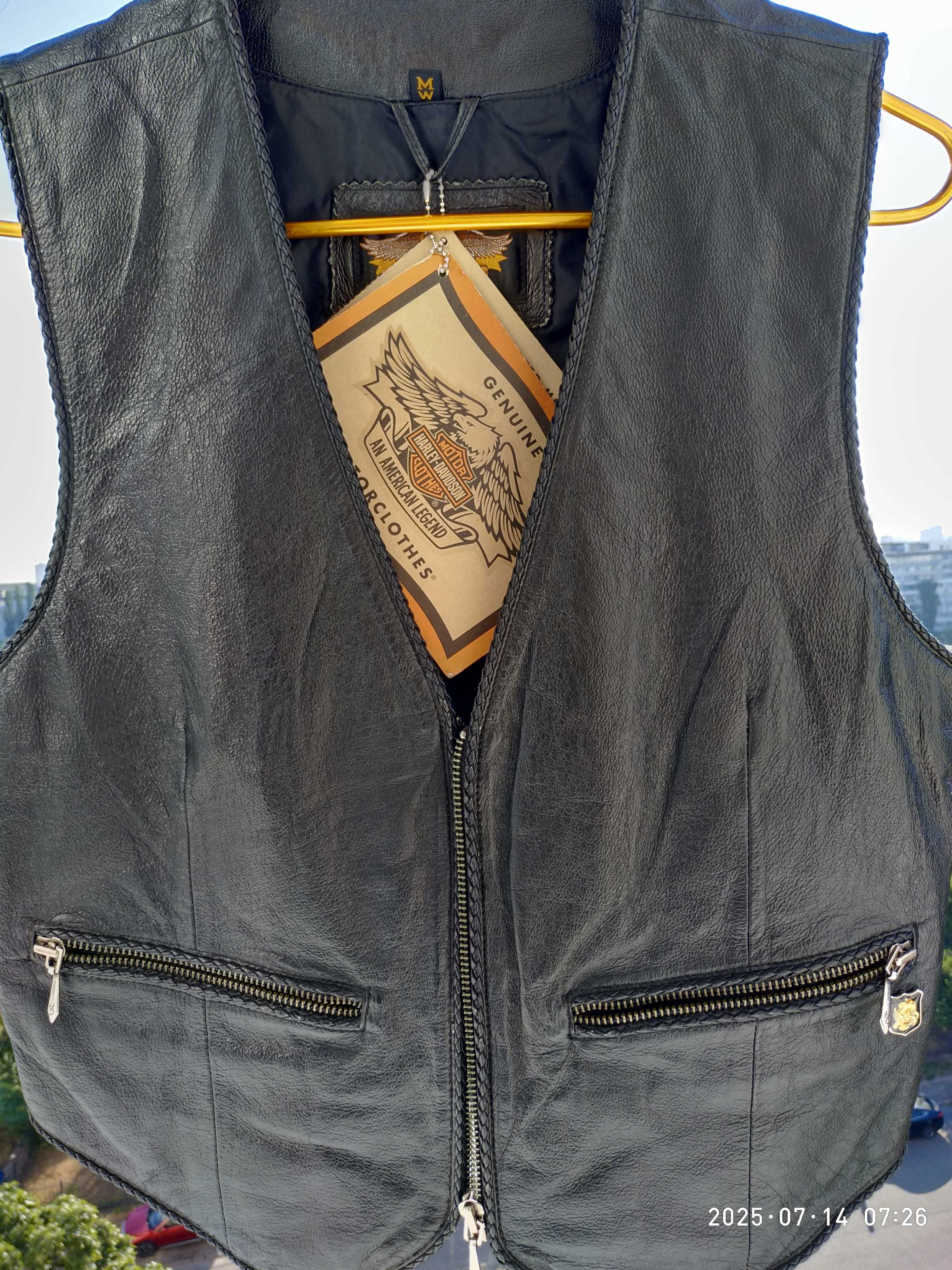 Жилет Harley Davidson Alamosa Vest размер S/M 01.2002 Винтаж , Новый !