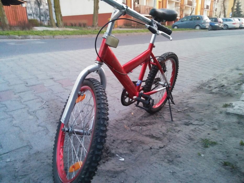 Rower dziecięcy bordowy bmx  20"