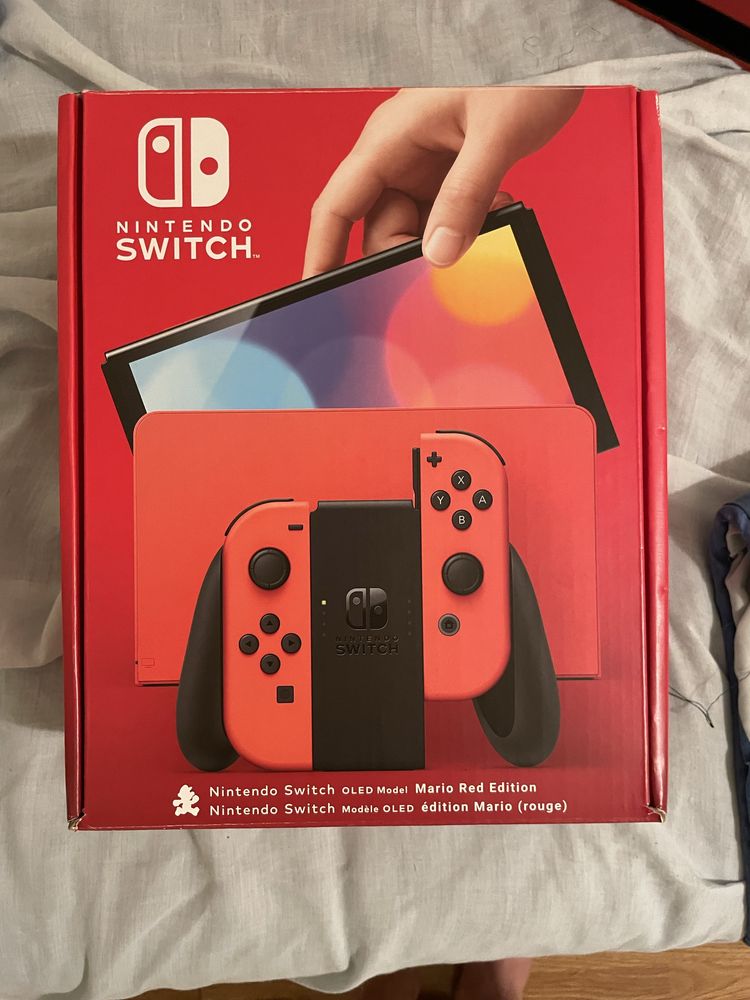 Nintendo Switch Oled Mario Edition Desbloqueada com varios jogos