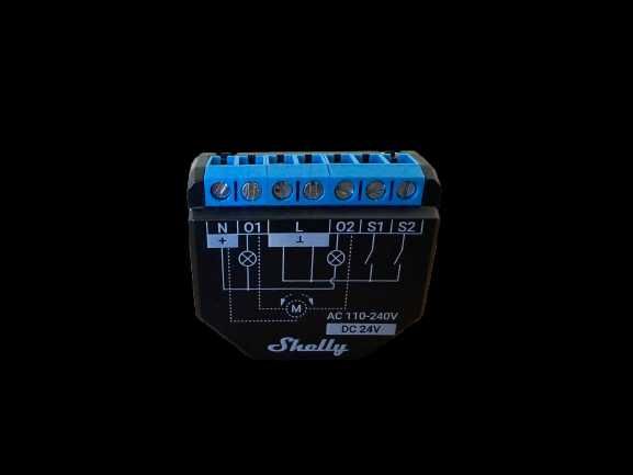 Sterownik Shelly Plus 2PM WiFi 2-kanałowy rolety bramy markizy światła