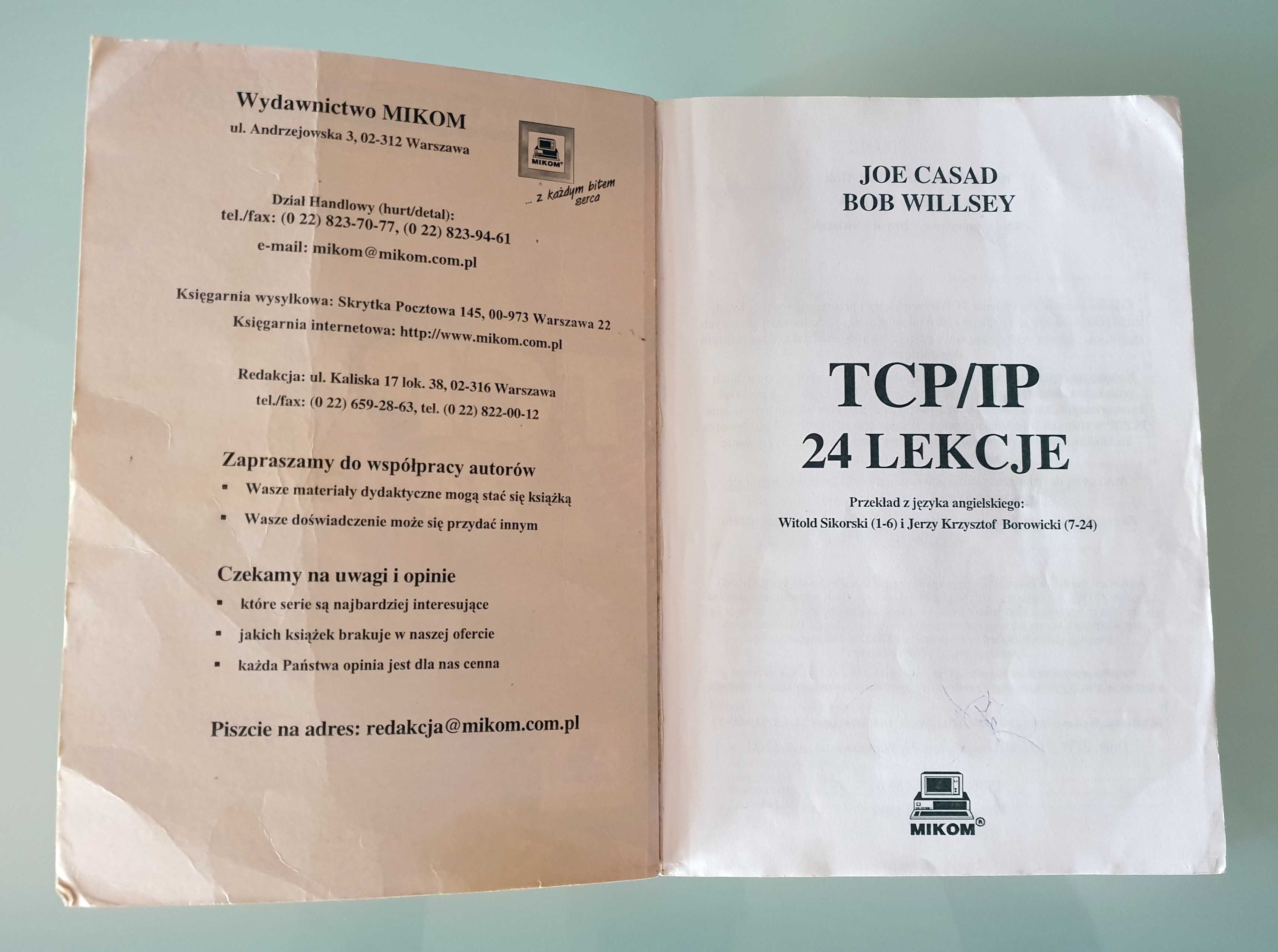 TCP/IP 24 lekcje - Świat Internetu (Wyd. Mikom)