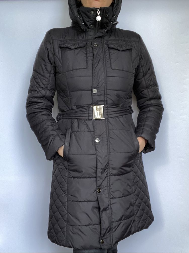 Ocieplana kurtka damska, płaszcz jesienno-zimowy Perso, rozmiar M