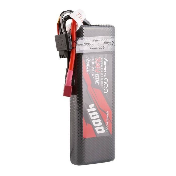 Akumulator Gens Ace G-Tech 4000Mah 7,4V 60C 2S1P Hardcase T-Plug