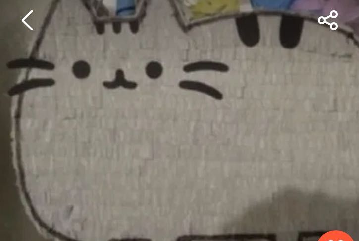 Piniata pusheen plus kij