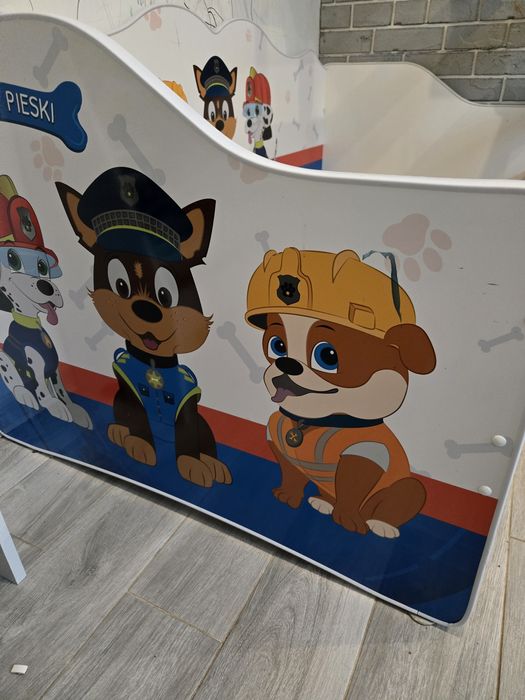 Łóżko dziecięce Psi Patrol