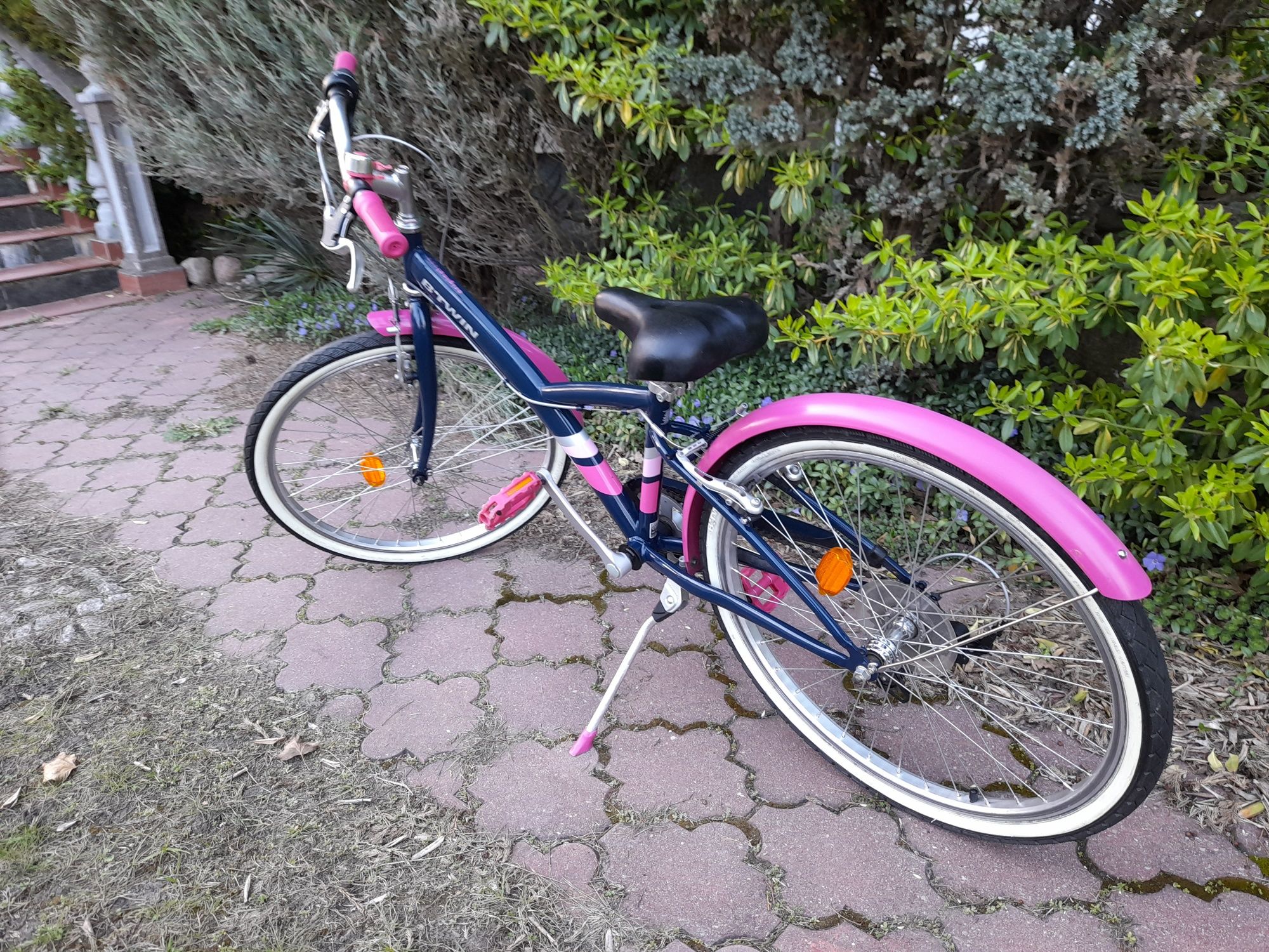 Btwin 24" dziewczęcy młodzieżowy rower z przerzutkami dzieciecy