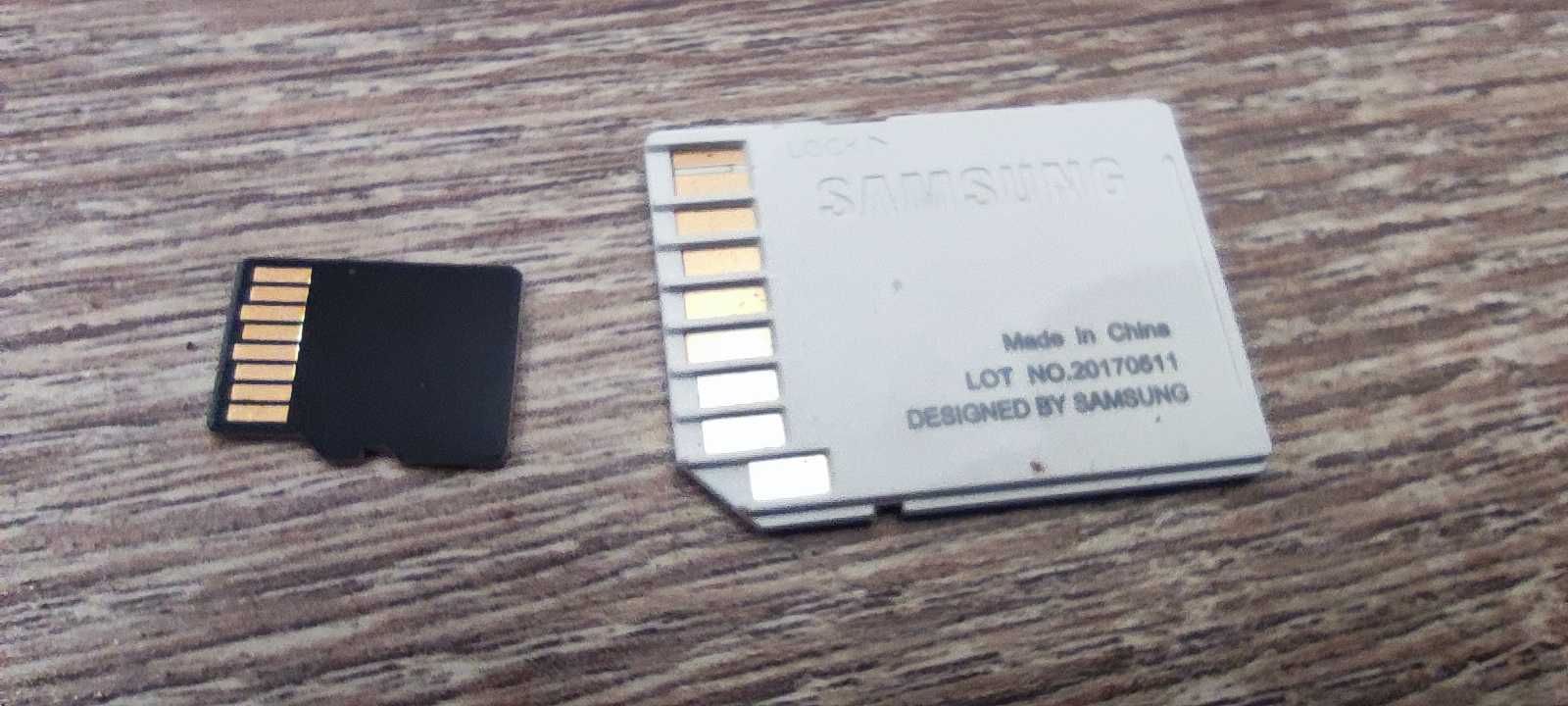 Micro sd 64 gb (samsung) + sd adapter