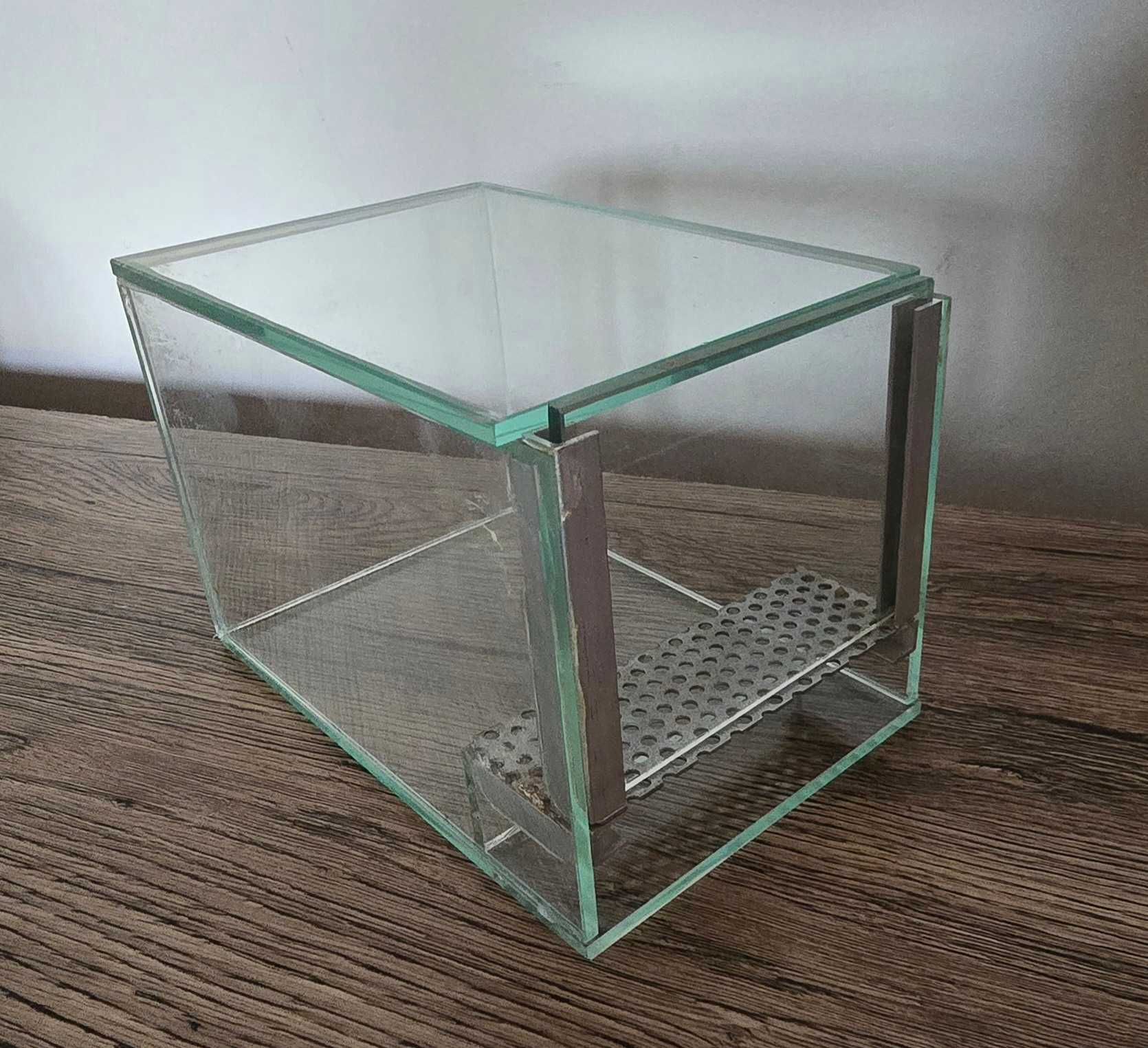 Terrarium szklane 10x15x10 gilotyna nr 1