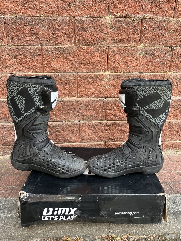Buty Enduro Cross 47 IMX x-two białe