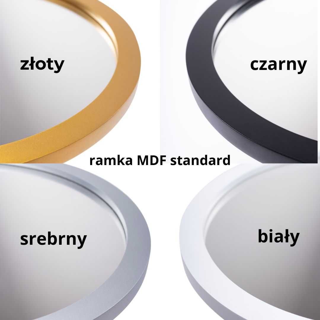 Lustro łazienkowe w ramie mdf OSKAR LED 60X120 cm - ALFARAM