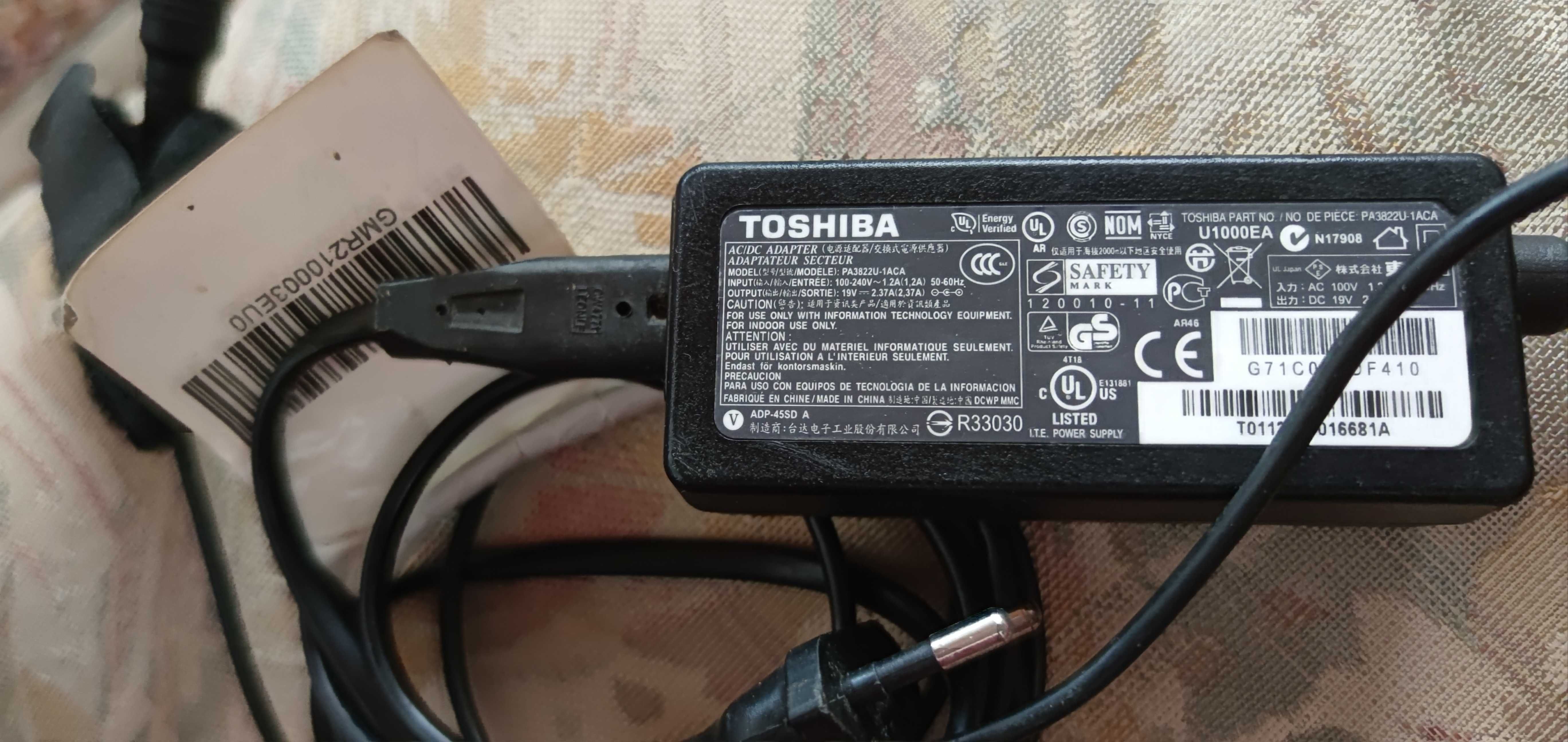 Carregador TOSHIBA Original 45W 19V 2.37A