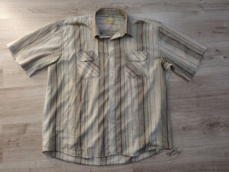 Koszula męska szara w pasy D.Speed 46/47
