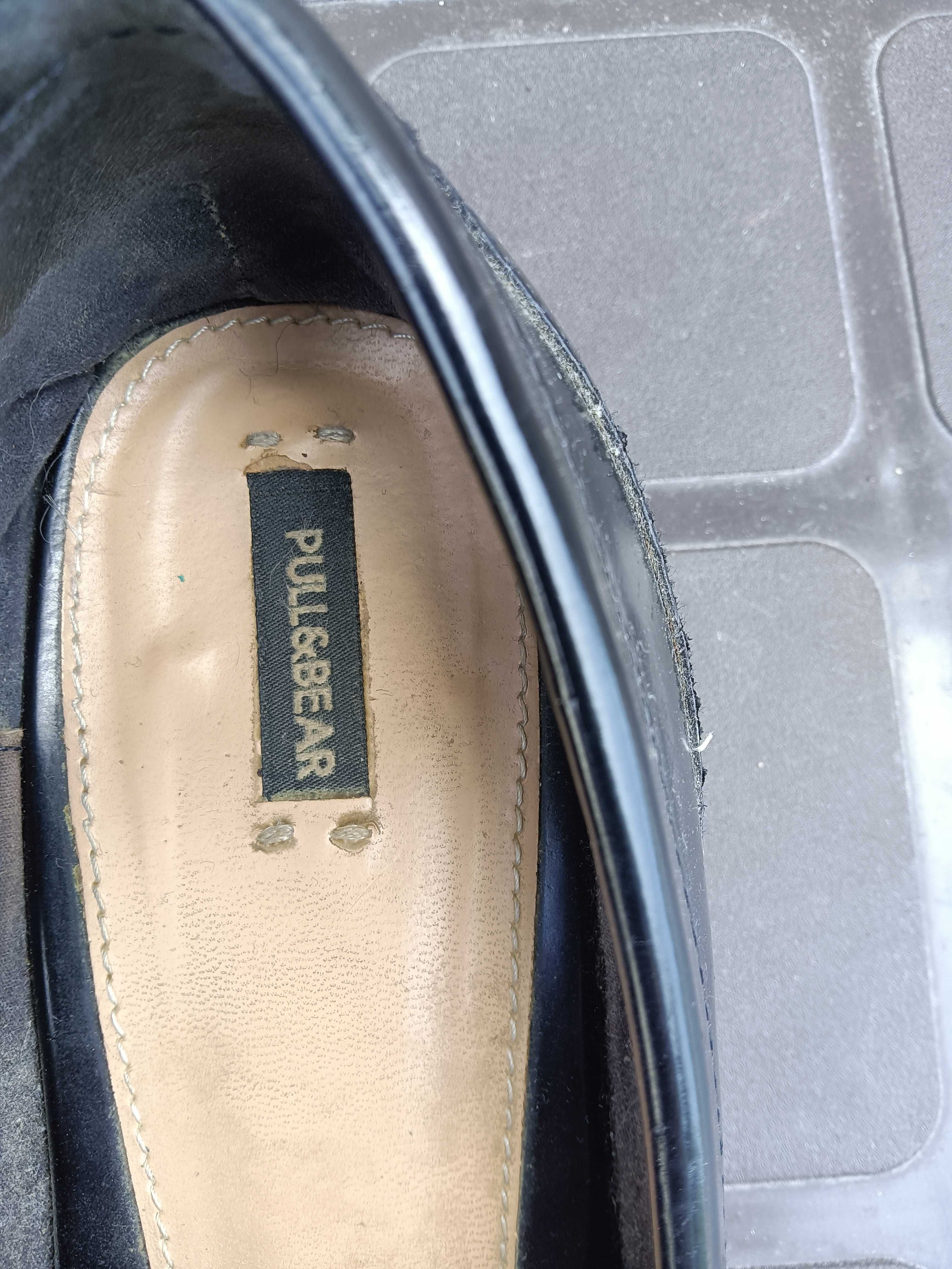 Mocassins rasos Preto Pull&Bear (Nº 40)