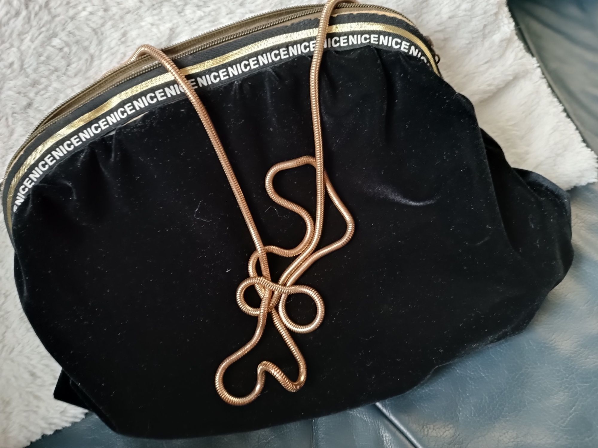 Велюровий  клатч чорний  бархат сумка сумочка