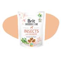 Brit Crunchy cracker Insect with Salmon Łosoś 200g Przysmaki dla psa