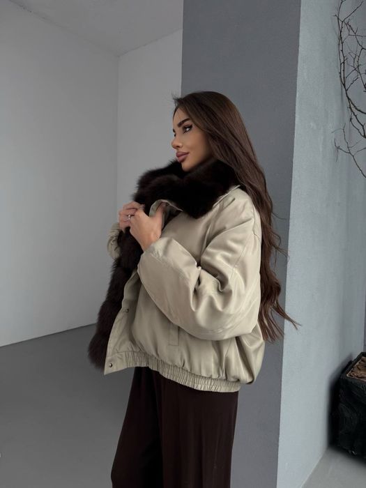 Куртка парка з натуральним хутром