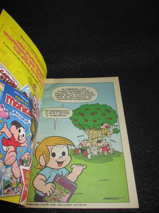 Livros BD Globo Mónica Magali Chico Bento Cascão