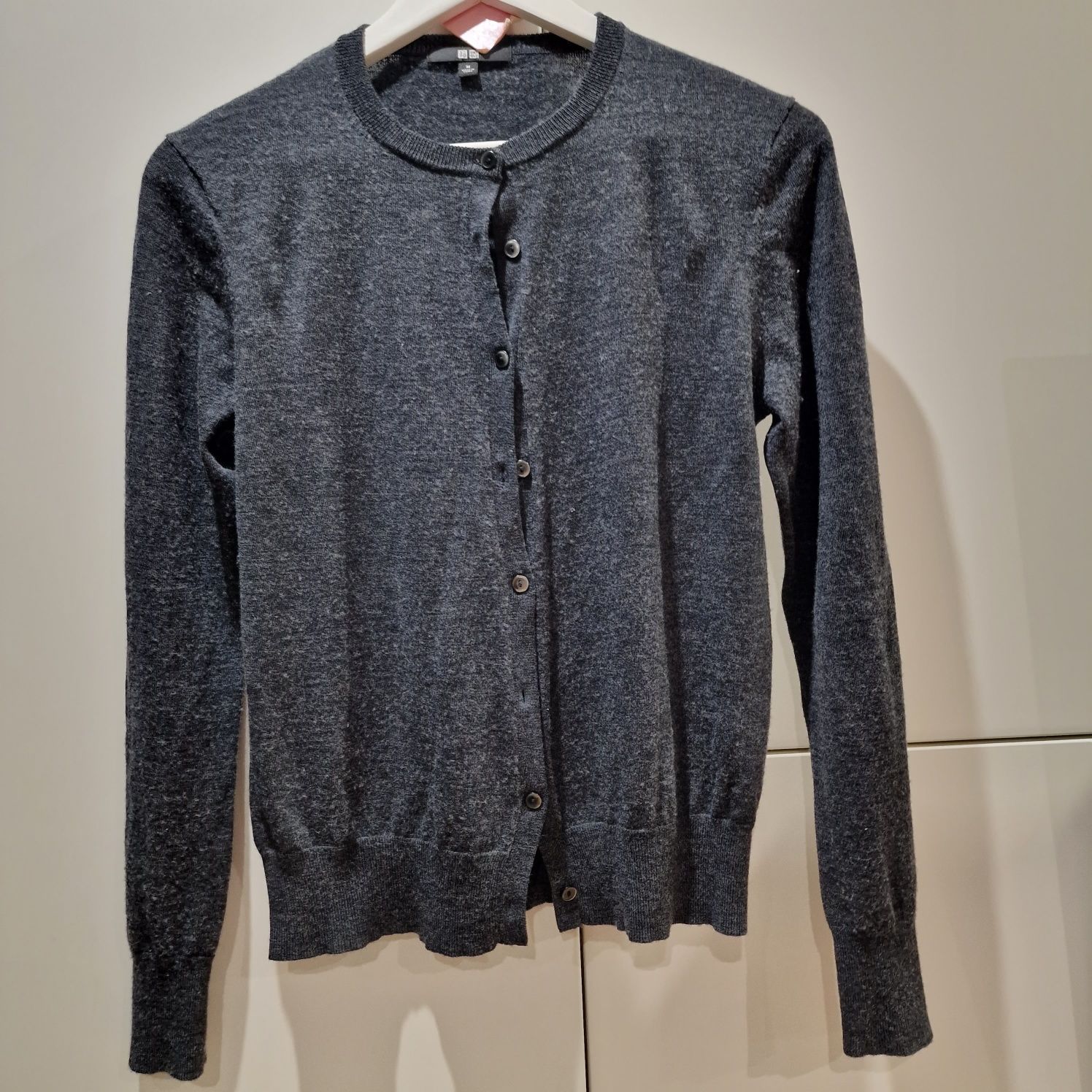 Swetr rozpinany uniqlo 38 m wełna wool merino Tiger of Sweden