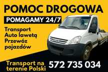 Usługi Transport Laweta Osobowe Dostawcze Powypadkowe Maszyny Rolnicze