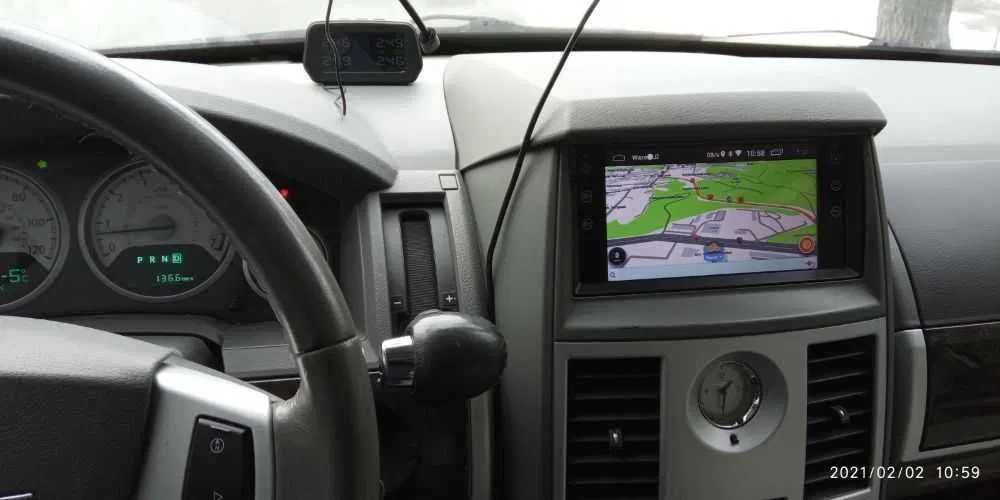 Radio android 12 Jeep chrysler dodge wifi usb PL WYPRZ