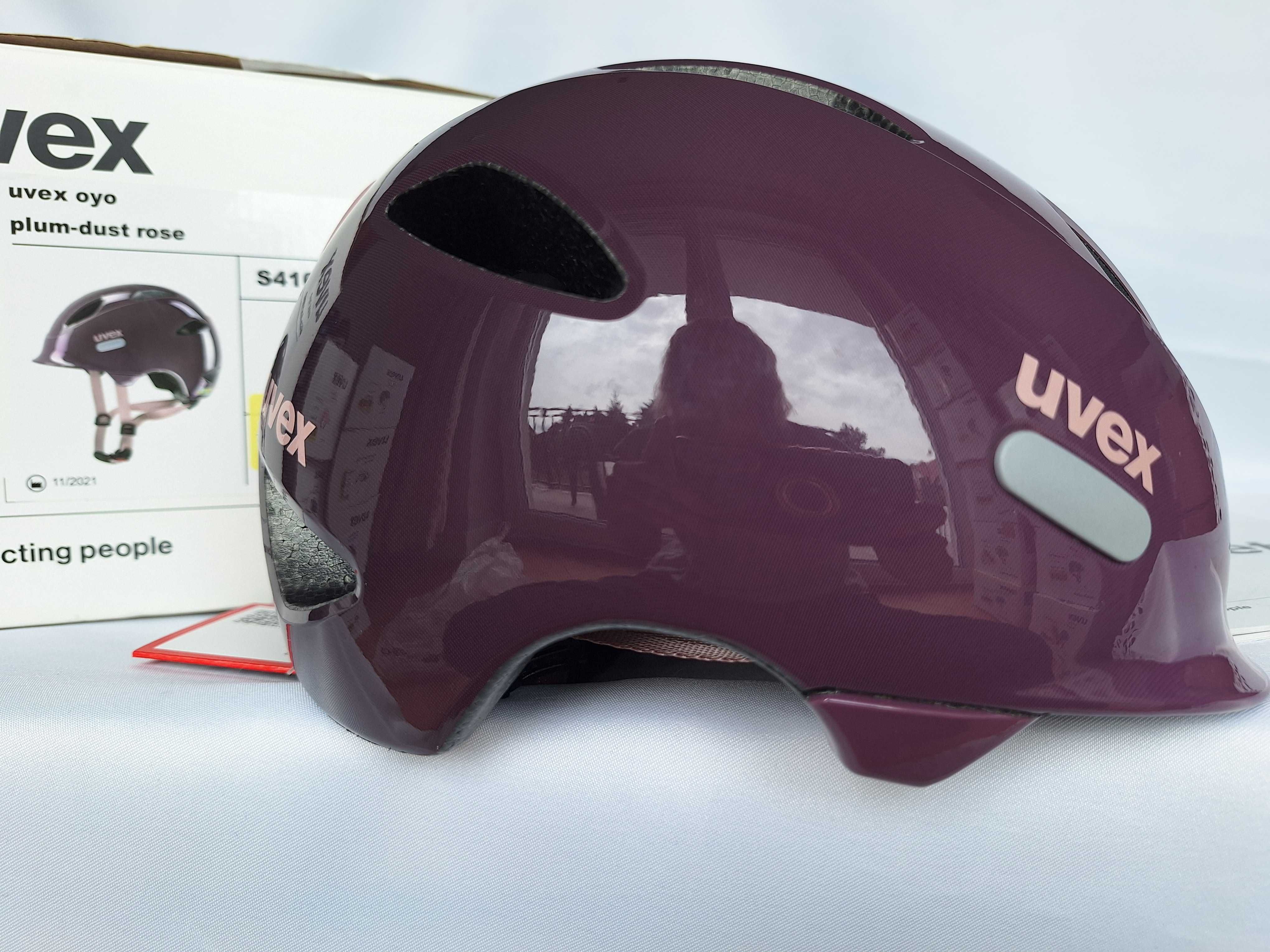 Kask rowerowy dziecięcy Uvex Oyo Plum Dust Rose XS 45-50cm