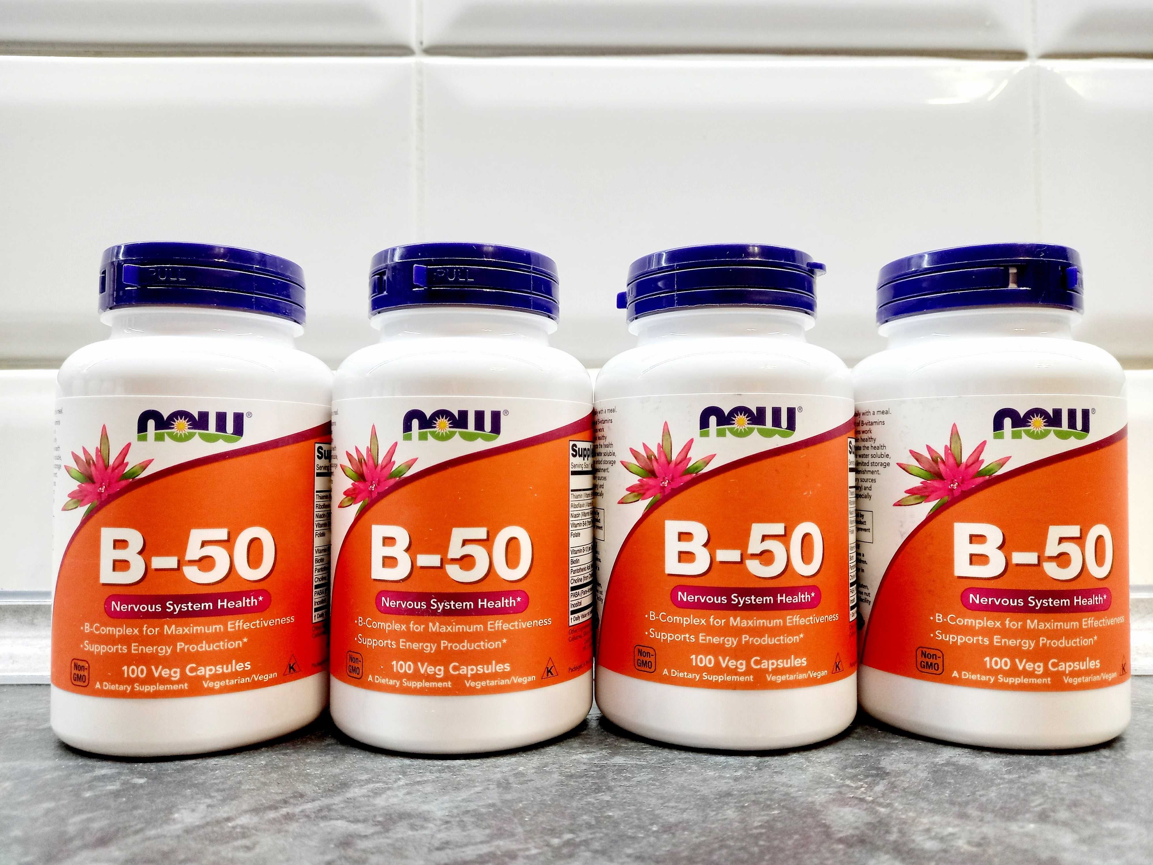 Now Foods, B-50 (100 капс.), витамины В-50, вітаміни В-50