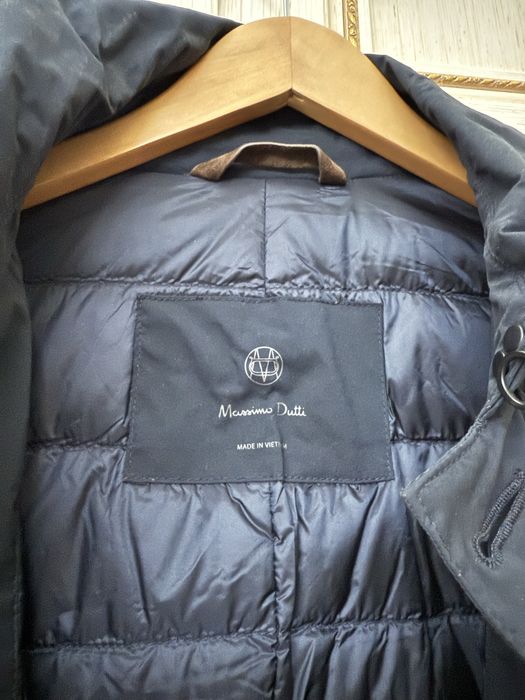 Massimo Dutti на L. Мужской новый утепленный пухом тренч.