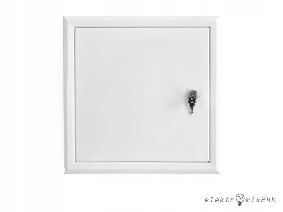 Rozdzielnica elektryczna wnękowa pod elewacje, gniazda 2x230V + 0-1