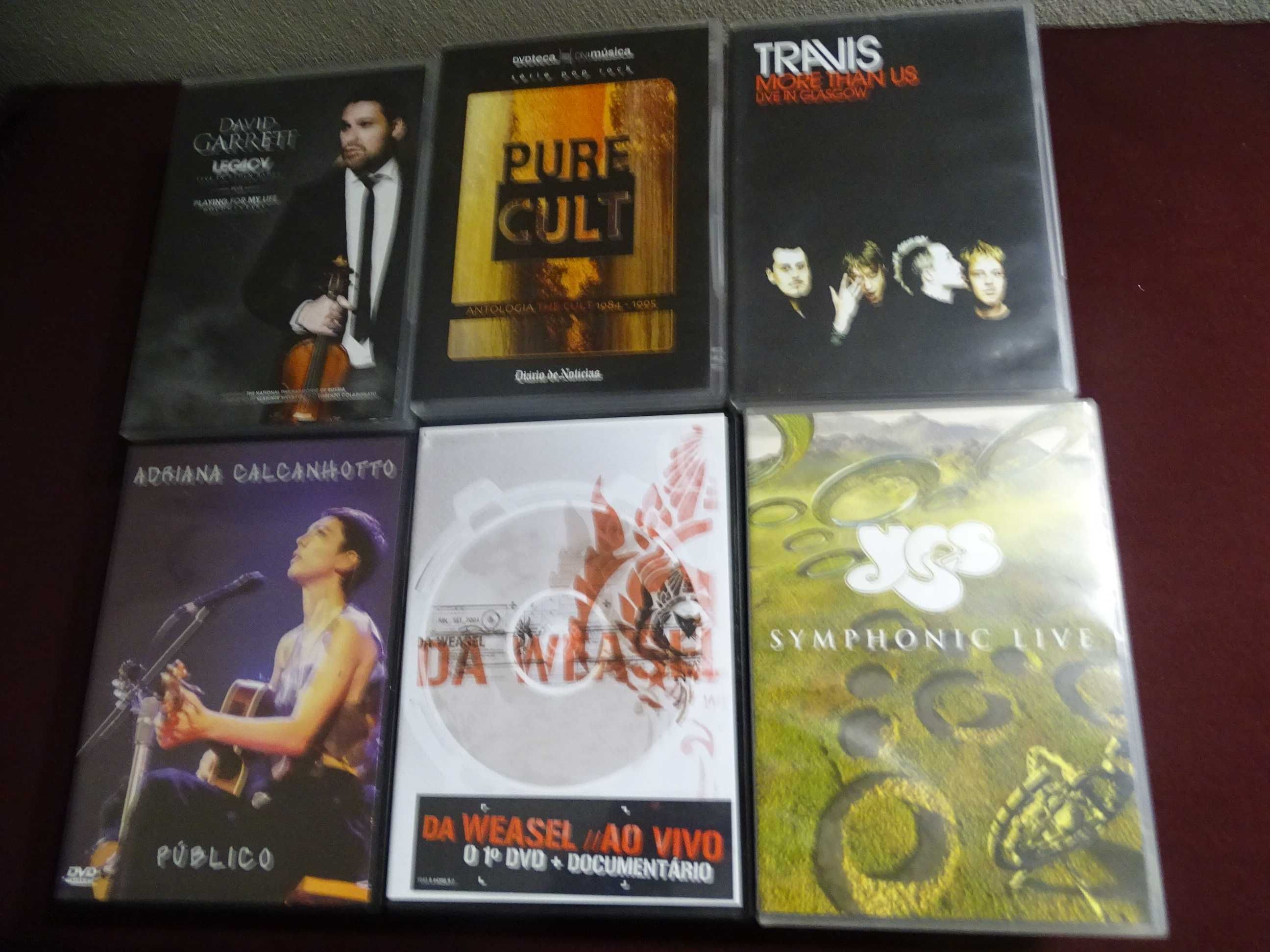 Lote de DVDs Musicais-5 euros cada DVD