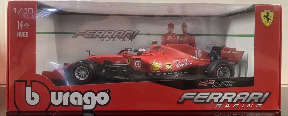 Bolid F1 Ferrari Charles Leclerc z sezonu 2020 skala 1/18