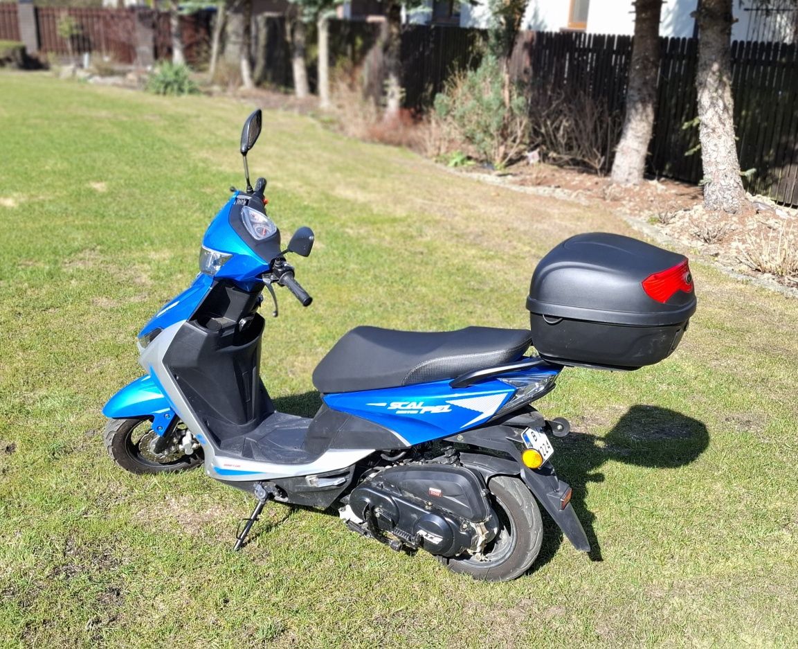 Skuter Barton Scalpel 50ccm, 2020 rok, niecałe 400 km