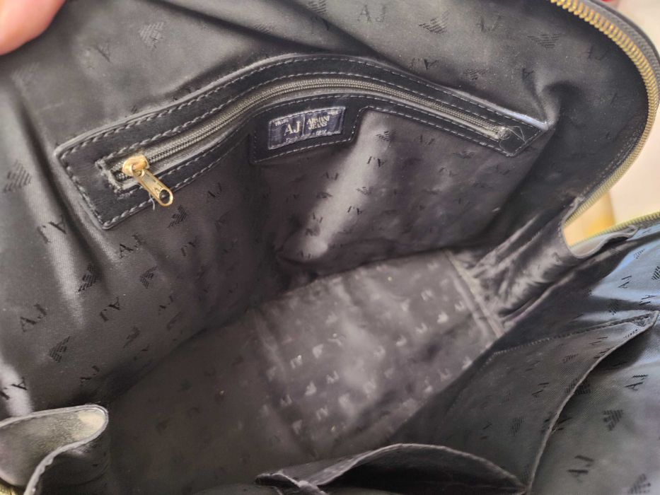 Оригинал ARMANI Солидная Сумка Jeans 30х35см 100% Хорошее Состояние